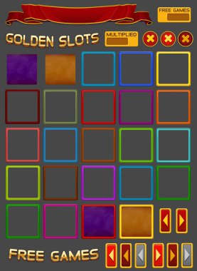 Öğeleri yuvaları oyun için