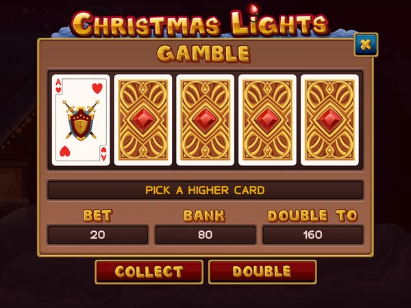 Gamble για κουλοχέρηδες παιχνίδι — Διανυσματικό Αρχείο