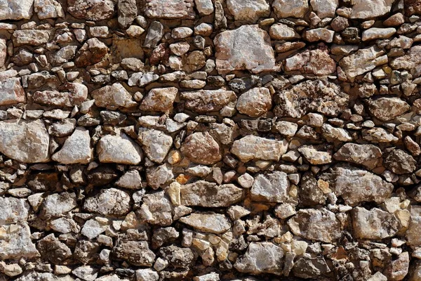 Uralte Raue Steinmauer — Stockfoto