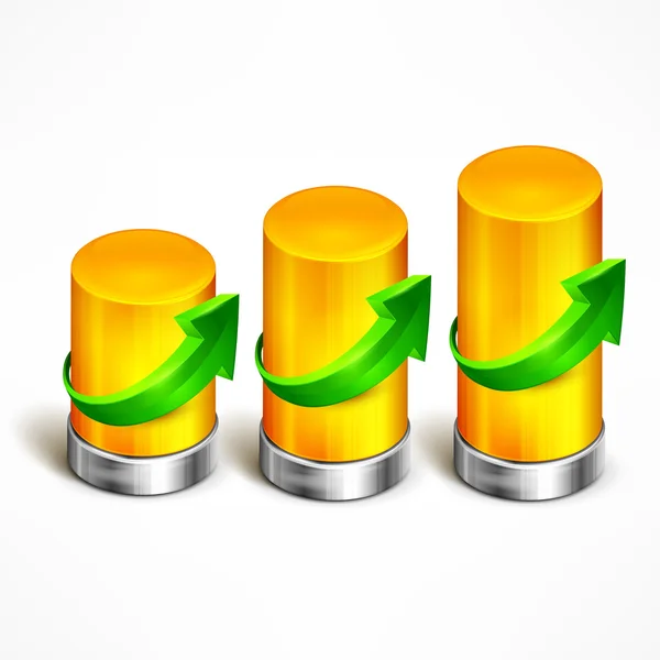 Statistiek indicatie element — Stockvector