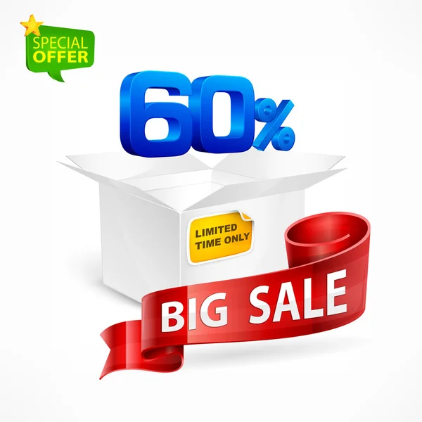 Big sale concept — Stock Vector