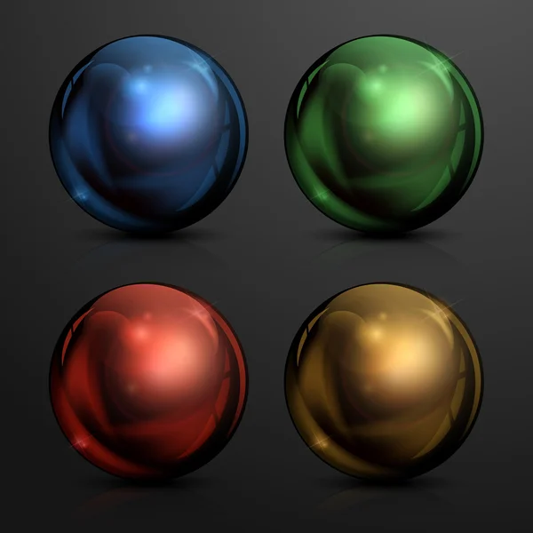 Boules de couleur — Image vectorielle