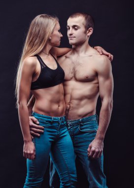 Birbirine aşık çift