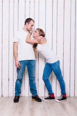 mutlu çift eğlenmek