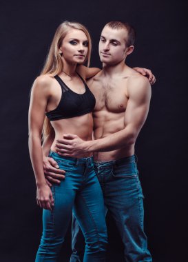 Birbirine aşık çift