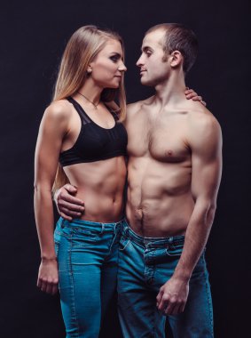 Birbirine aşık çift