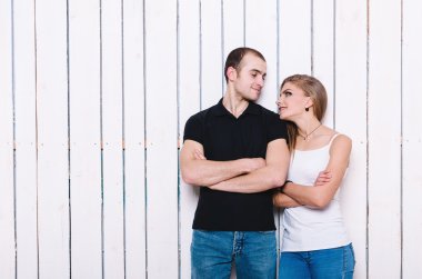 mutlu çift eğlenmek