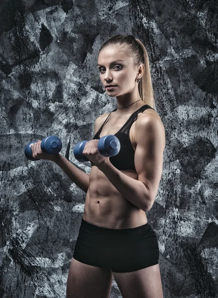 Sport schlanke Frau — Stockfoto