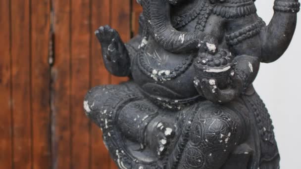 Estátua de Ganesha na rua, Tailândia — Vídeo de Stock