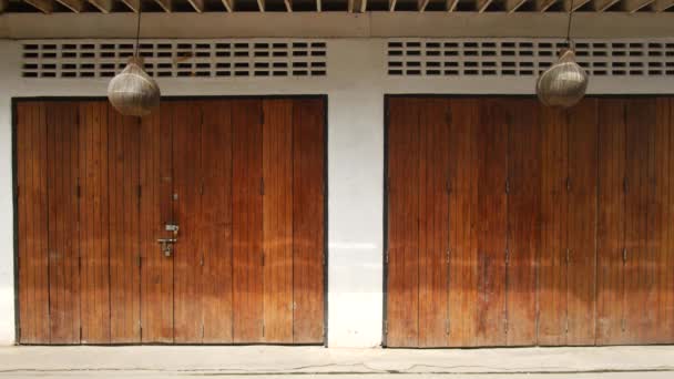 Rues de Koh Samui, Thaïlande. Réverbères — Video