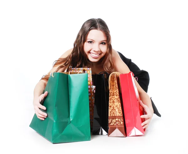 Woman on shopping — Stock Photo, Image