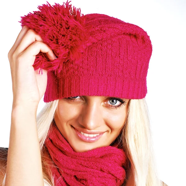 Donna in cappello — Foto Stock