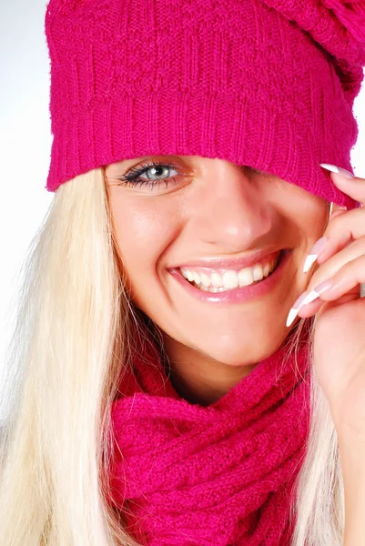 Donna in cappello — Foto Stock