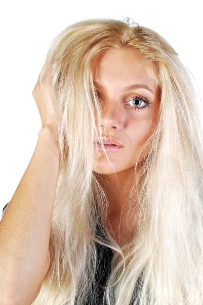 Blond kvinna — Stockfoto