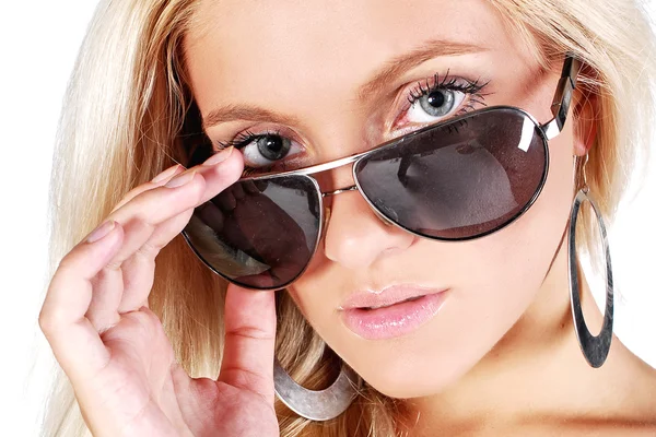 Mujer con gafas de sol — Foto de Stock