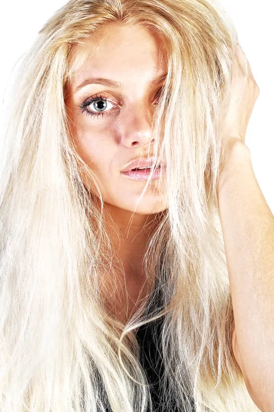Blond kvinna — Stockfoto