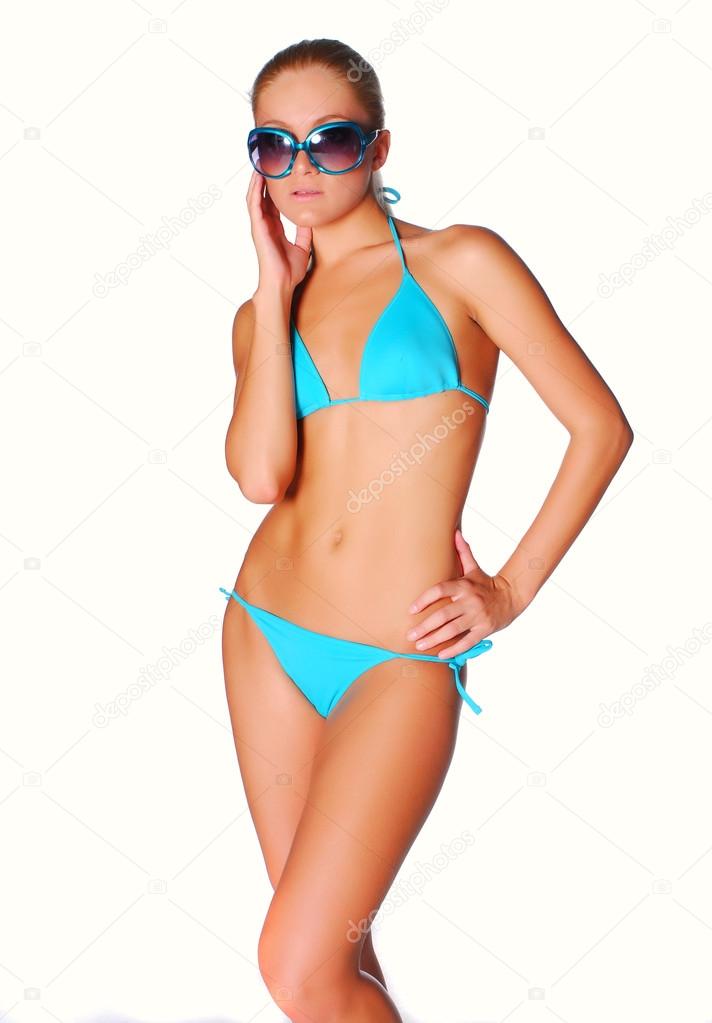 Woman in swimwear