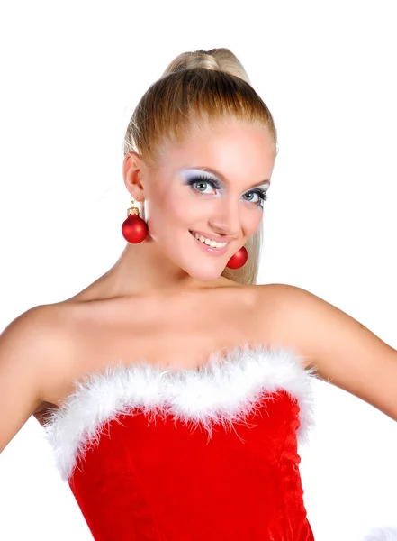 Santa girl — Stock Photo, Image