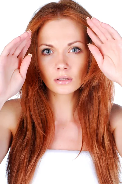 Vrouw op spa — Stockfoto