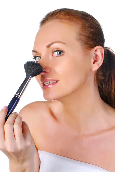 Make-up artist — Stock Photo, Image