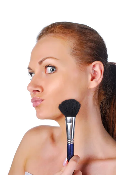 Make-up artist — Stockfoto