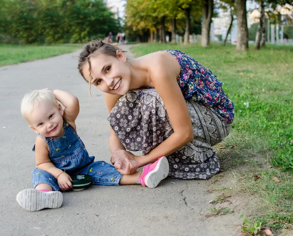 Mãe e filho — Fotografia de Stock