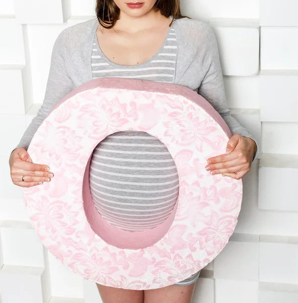 Hamile güzel kadın.