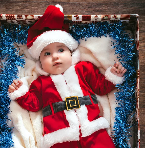 küçük bir Noel Baba çocuk
