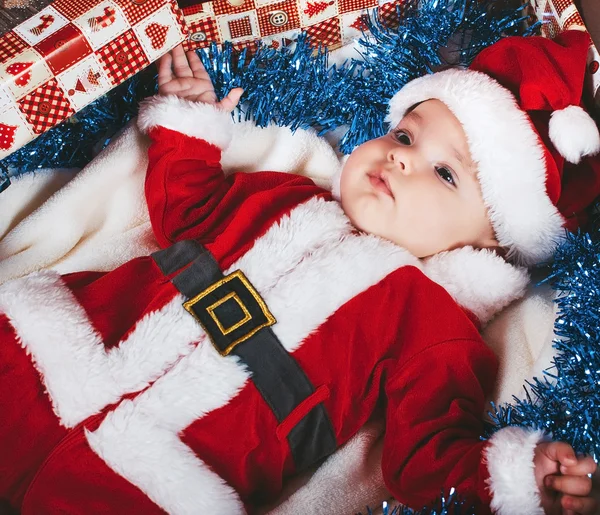 küçük bir Noel Baba çocuk