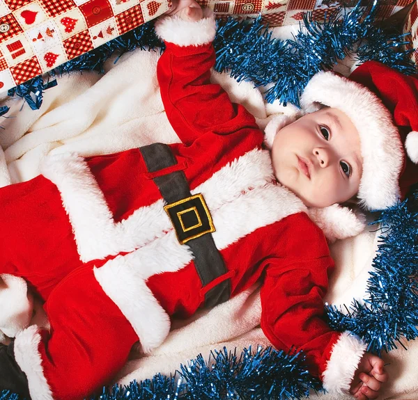 Pequeño niño Santa — Foto de Stock