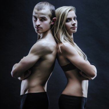 Tutkulu kadın ve erkek