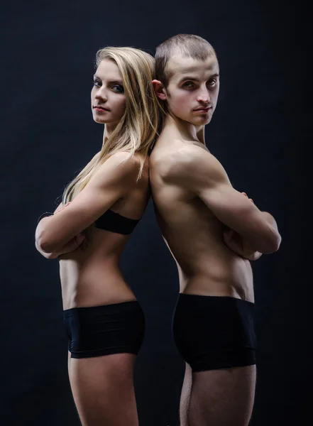 Mujer y hombre apasionados — Foto de Stock