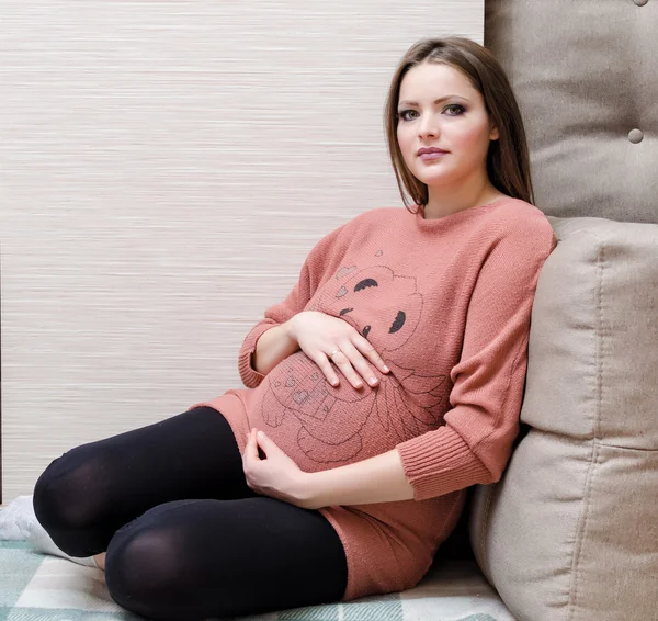 아리따운 임산부 — 스톡 사진