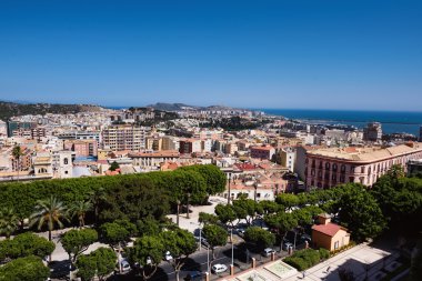 Arial Cagliari panorama