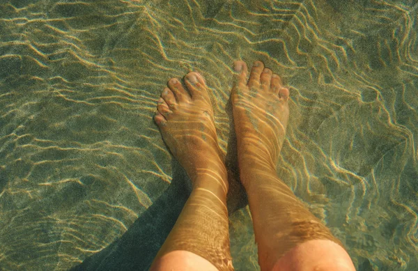 Crystal clear water on Majorka, Spain — Stock Photo, Image