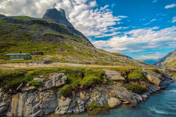 Trollstigen в Норвегії — стокове фото