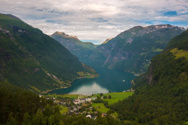 View of Geiranger Stock Photo