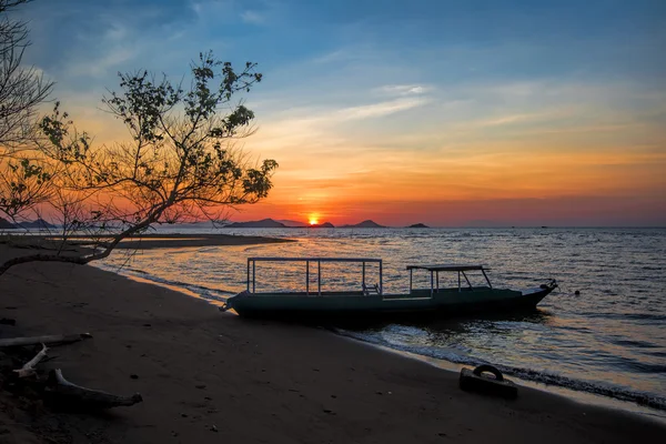 Pôr do sol em Flores — Fotografia de Stock