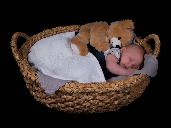 Schlafendes Neugeborenes — Stockfoto