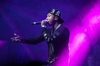 Tyga Moskova'da rap konseri
