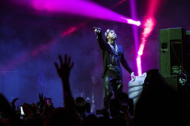 Tyga Moskova'da rap konseri