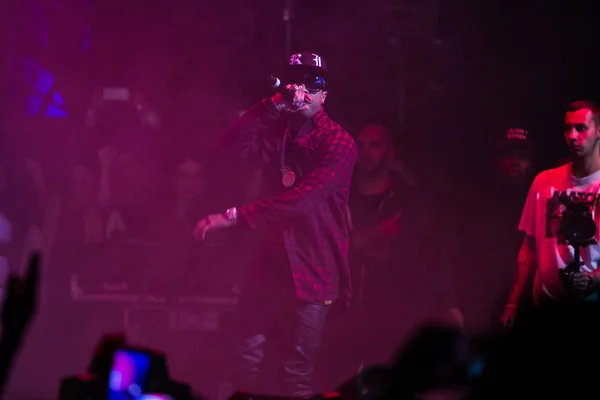 Rap concert of Tyga in Moscow — Stock Photo, Image