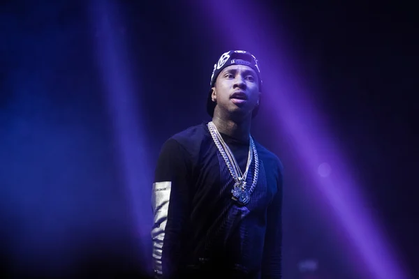 Rap-Konzert von Tyga in Moskau — Stockfoto