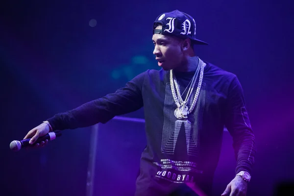 Rap concerto de Tyga em Moscou — Fotografia de Stock