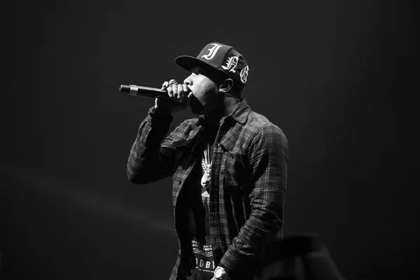 Rap concert of Tyga in Moscow — Stock Photo, Image