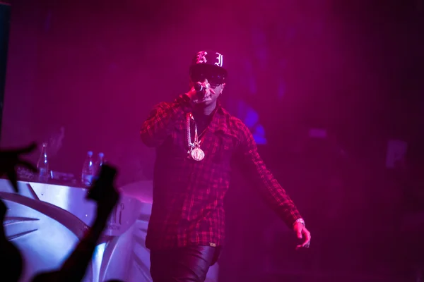 Rap konsert av Tyga i Moskva — Stockfoto