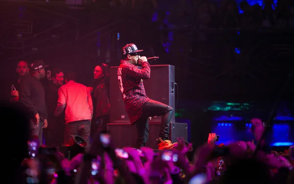 Concierto de Rap de Tyga en Moscú — Foto de Stock