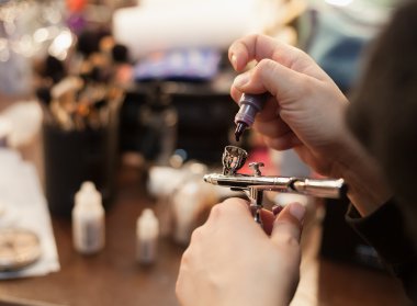 Airbrush makyaj doldurma