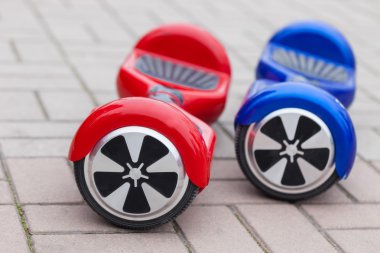 Modern elektrikli mini segway vurgulu kurulu scooter