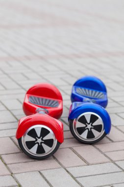 Modern elektrikli mini segway vurgulu kurulu scooter